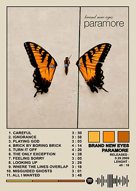 Paramore Brand New Eyes Album Cover