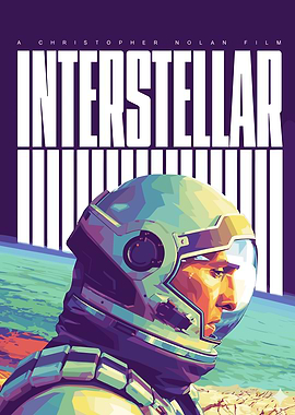 Interstellar Movie Poster Art