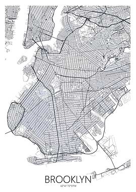 Detailed Brooklyn Map