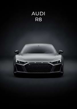 Audi R8 Front poster