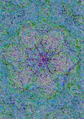 Abstract Textured Background with Blue and Green