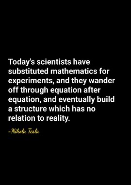 Nikola Tesla Quote on Science