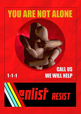 You Are Not Alone Support Poster