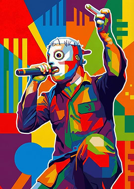 Slipknot Corey Taylor Pop Art