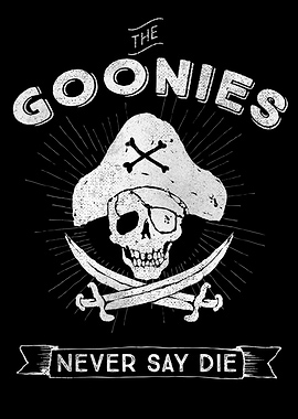 Goonies Pirate Skull Never Say Die