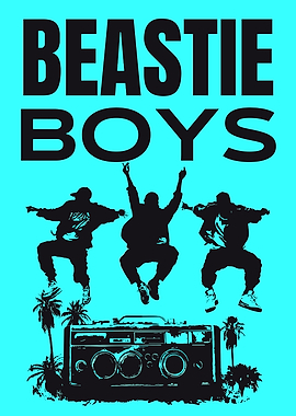 Beastie Boys Silhouette Poster