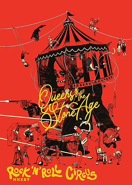 Queens of the Stone Age Circus Poster