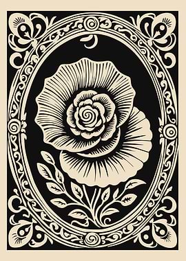 Ornate Floral Illustration