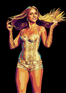 Tate McRae Pop Art Portrait