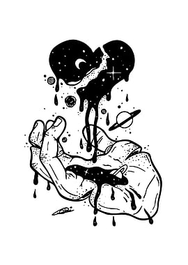 Cosmic Heart in Hand