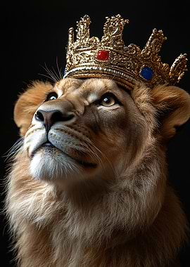 Lion with Crown