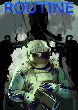 Routine: Astronaut in Space Suit