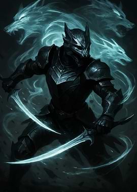 Wolf Knight with Spectral Wolves