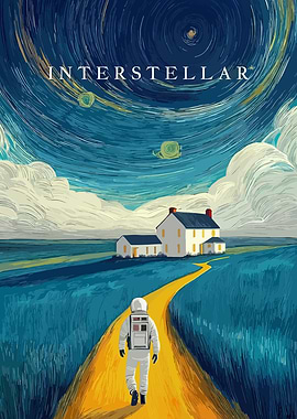 Interstellar Movie Poster Art