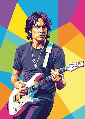 Joe Satriani Guitar Pop Art