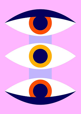 Abstract Eyes Pattern