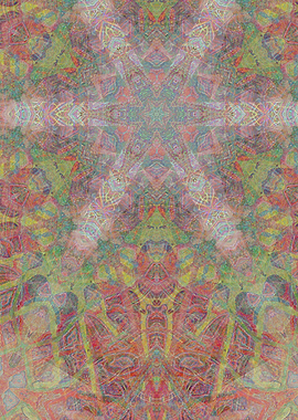 Abstract Kaleidoscopic Pattern