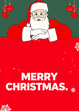 Merry Christmas Santa Claus Illustration