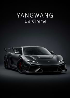 Yangwang U9 Xtreme Car poster