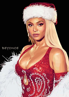 Beyonce Christmas Portrait
