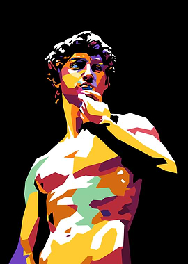 David Statue Pop Art