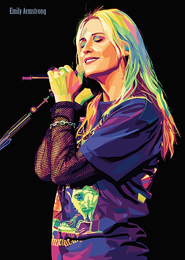 Emily Armstrong Colorful Portrait