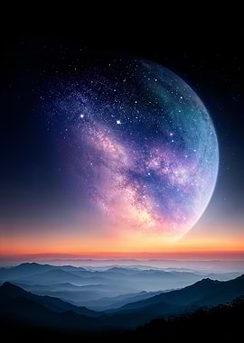 Cosmic Mountainscape