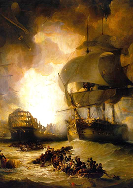 Destruction of the Orient at the Battle of the Nile