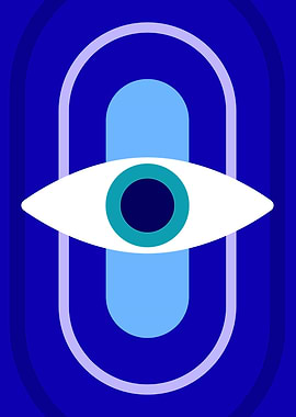 Abstract Eye Geometric Design