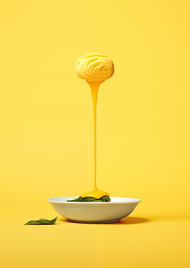 Yellow Food Green Leaves