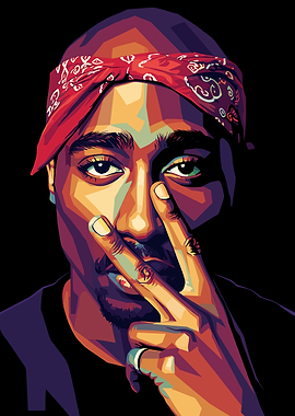 Tupac Shakur Portrait