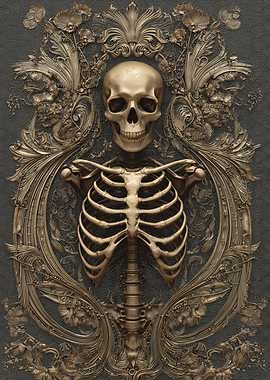Ornate Golden Skeleton