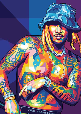 Future Pop Art Portrait