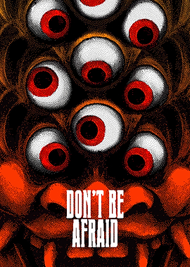 Creepy Monster with Many Eyes