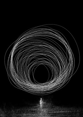 Abstract Figure Under Invisible Burden