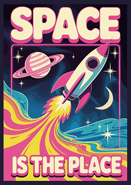 Retro Space Rocket is The Place