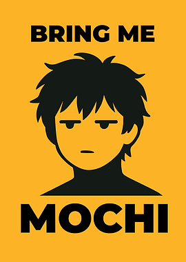 Bring Me Mochi Cartoon Illustration