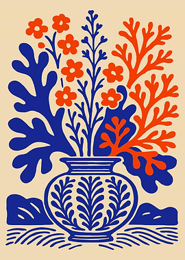 Floral Still Life with Vase