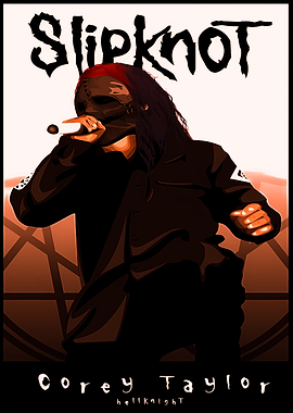 Slipknot Corey Taylor Illustration