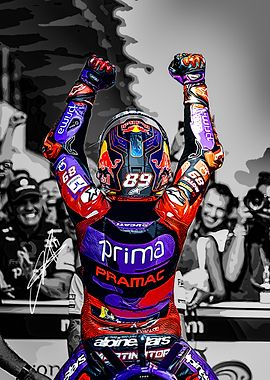 Jorge Martin Victory Celebration