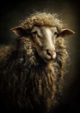 Portrait of a Sheep