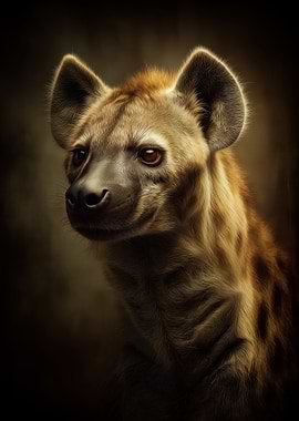 Hyena Portrait