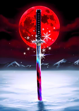 Katana in Snow