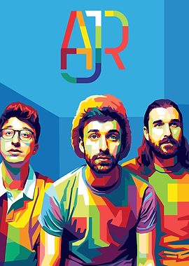 AJR Band Pop Art Portrait