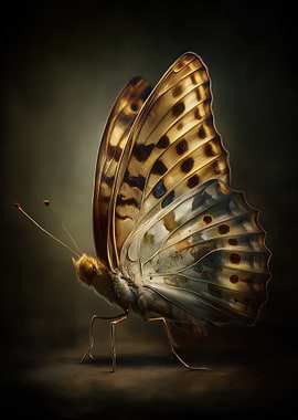 Detailed Butterfly Portrait