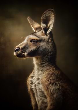 Kangaroo Portrait