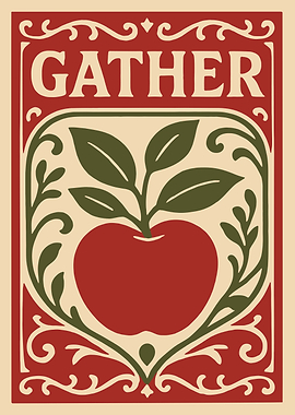 Gather Apple Art