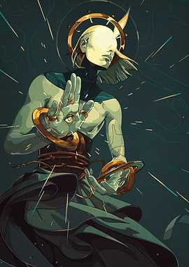 Celestial Being with Golden Halo