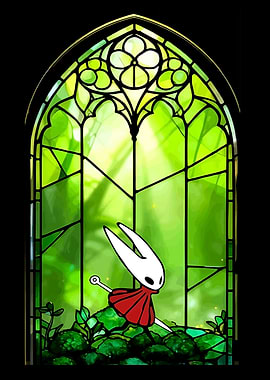 Hornet in Stained Glass Window