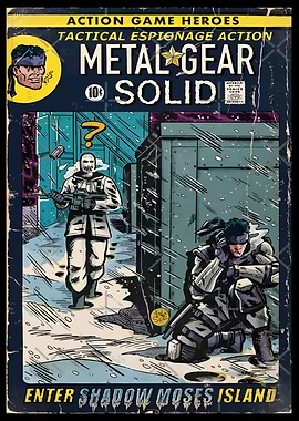 Metal Gear Solid Comic Book Cover